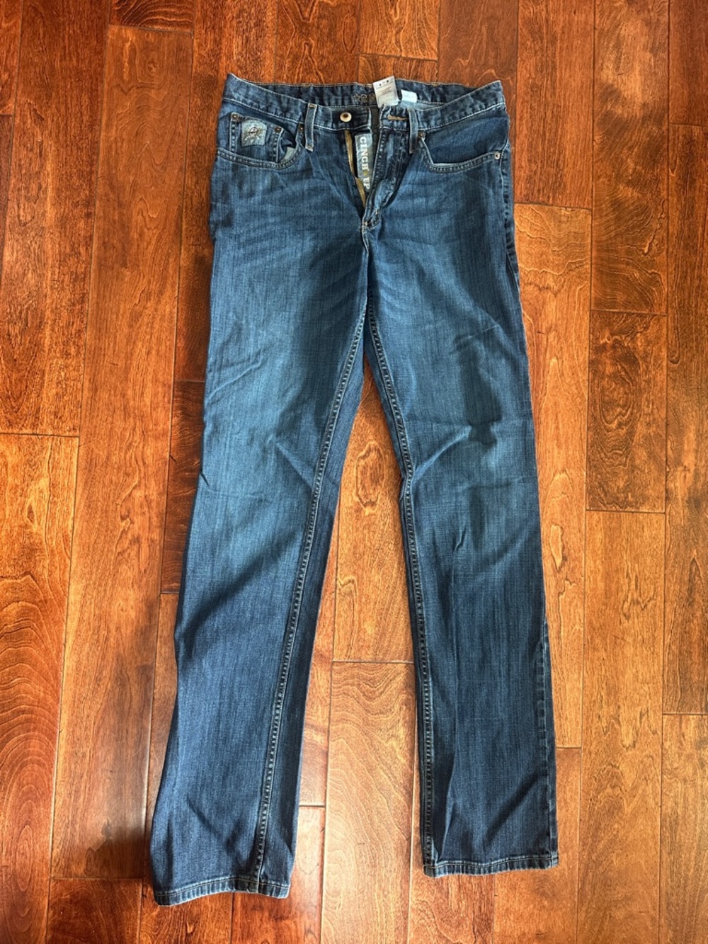 Cinch Dark Blue bootcut Leg Jeans 31 x 36
